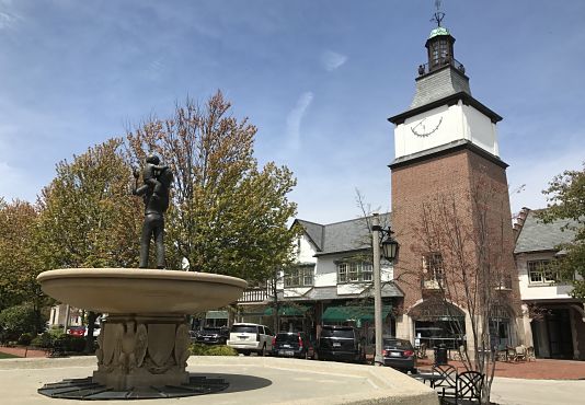 Town center, North Shore Landscaping.
